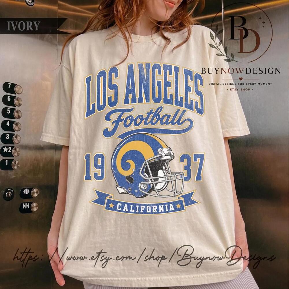 Los Angeles 1937 Retro Football Game Day Shirt